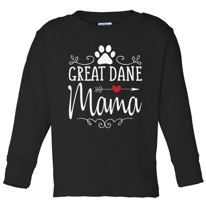 Great Dane Mama Great Dane Mama Toddler Long Sleeve Shirt