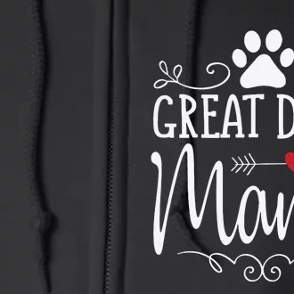 Great Dane Mama Great Dane Mama Full Zip Hoodie