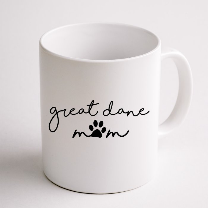 Great Dane Mom Front & Back Coffee Mug