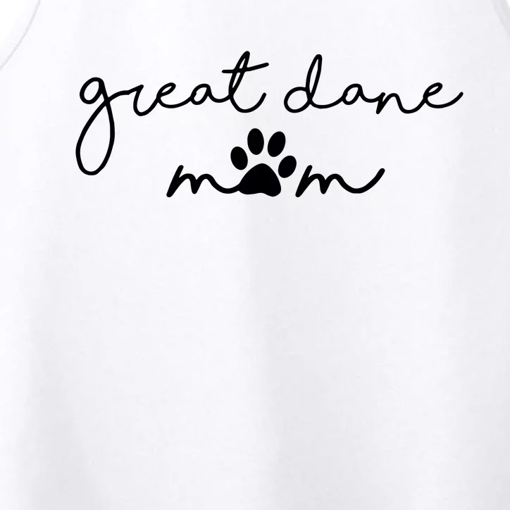 Great Dane Mom Performance Tank