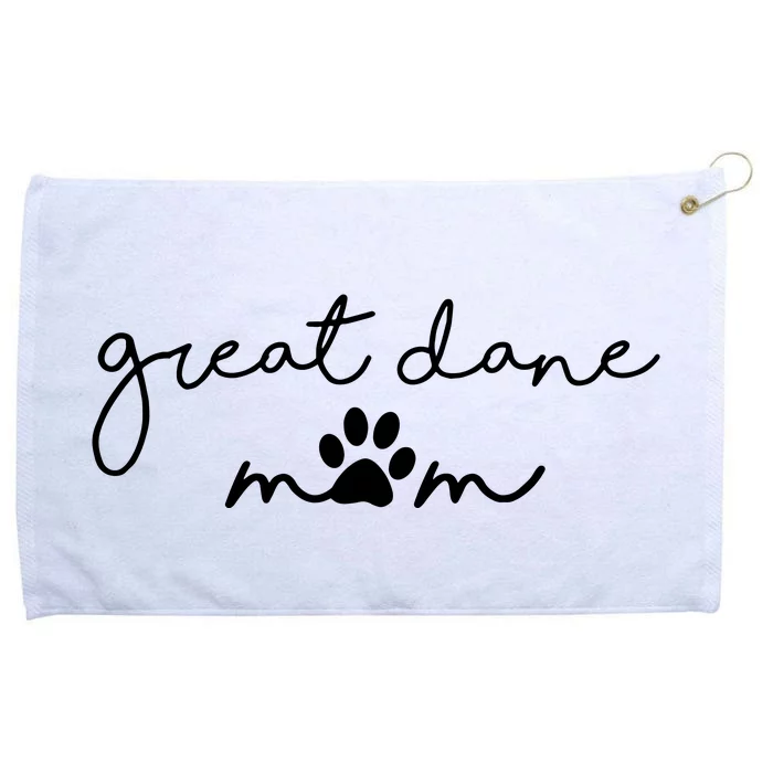 Great Dane Mom Grommeted Golf Towel