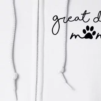 Great Dane Mom Full Zip Hoodie