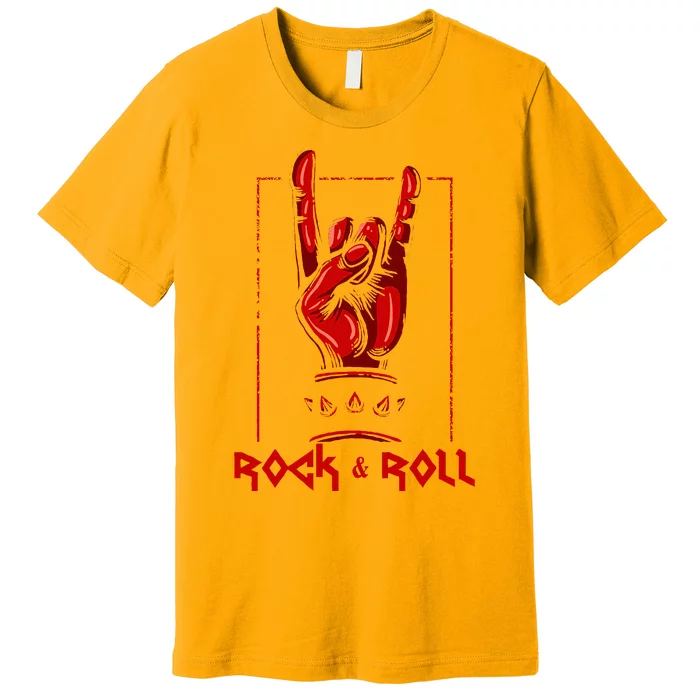 Guitar Death Metal Rock N Roll Music Premium T-Shirt