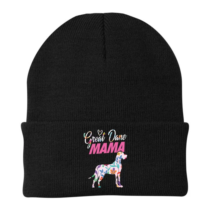 Great Dane Mom Mama Grandma Dog Lover I Great Dane Knit Cap Winter Beanie