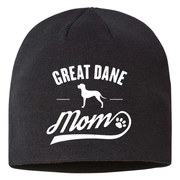 Great Dane Mom Dog Owner Lover 8 1/2in Sustainable Knit Beanie