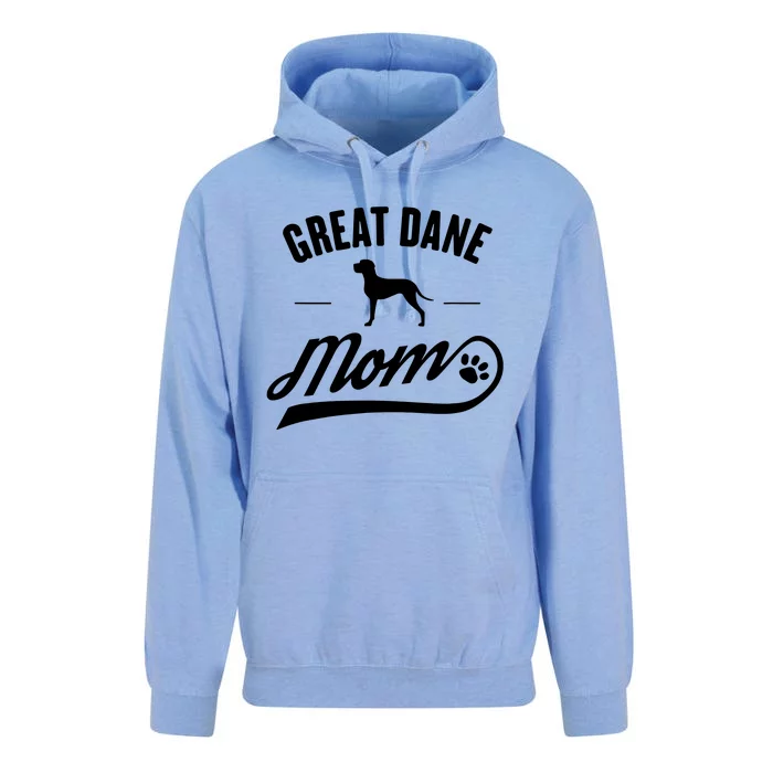 Great Dane Mom Dog Owner Lover Unisex Surf Hoodie