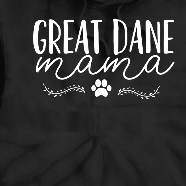 Great Dane Mom Tie Dye Hoodie