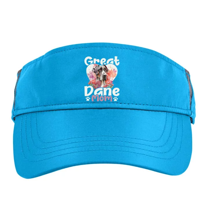 Great Dane Mom Mothers Day Dog Lover Pet Owner Puppies Adult Drive Performance Visor