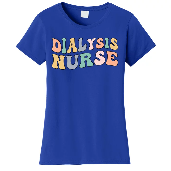 Groovy Dialysis Nurse Dialysis Nursing Gift Women's T-Shirt