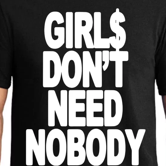 Girl$ DonT Need Nobody Blur Pajama Set