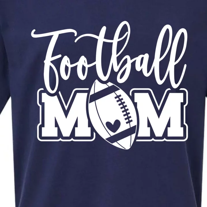 Game Day Or High School Football Mama Football Mom Great Gift Sueded Cloud Jersey T-Shirt