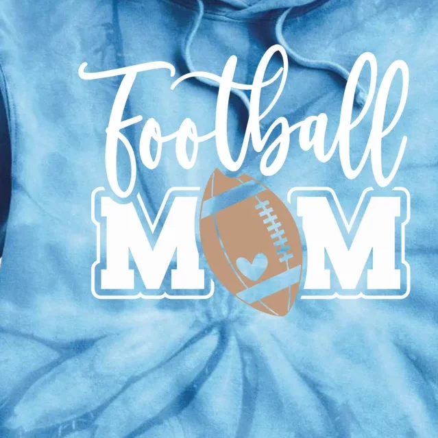 Game Day Or High School Football Mama Football Mom Funny Gift Tie Dye Hoodie