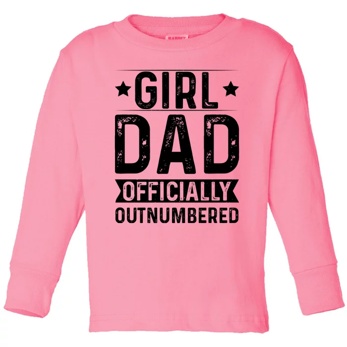 Girl Dad Officially 2024 Toddler Long Sleeve Shirt