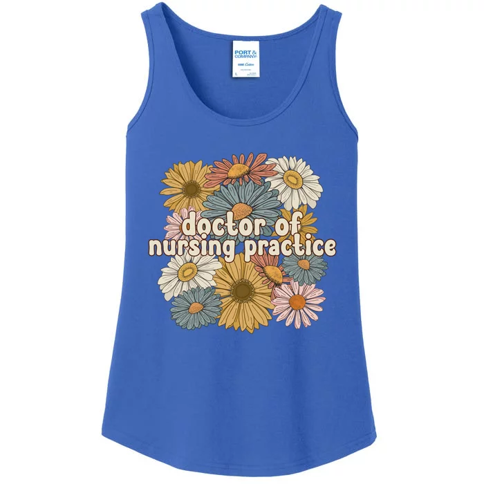 Groovy Doctor Of Nursing Practice Flowers Gift Ladies Essential Tank