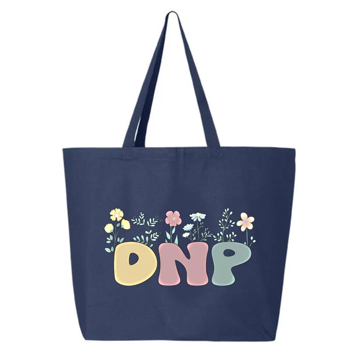 Groovy Doctor Of Nursing Practice Flowers Gift 25L Jumbo Tote