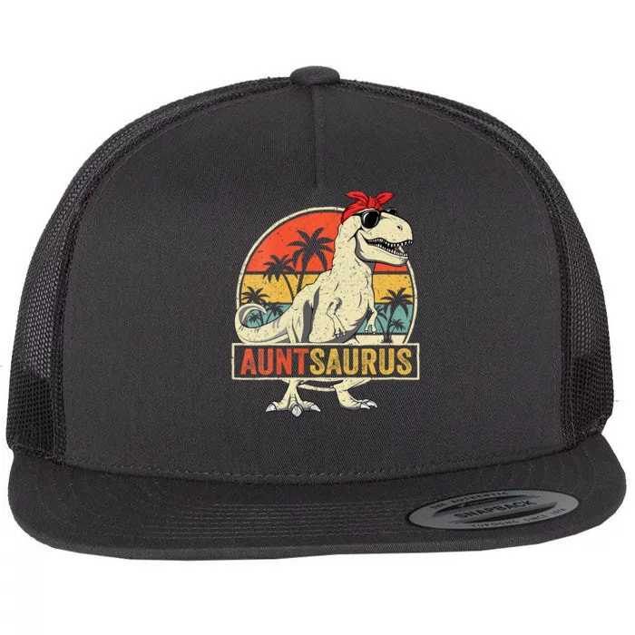 Granny Dinosaur Of The Birthday Matching Family Vneck Flat Bill Trucker Hat