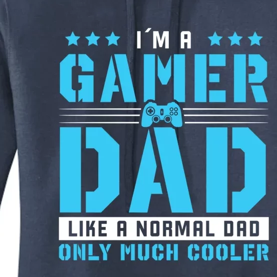 Gamer Dad Only Much Cooler For Gaming Dad Meaningful Gift Women's Pullover Hoodie