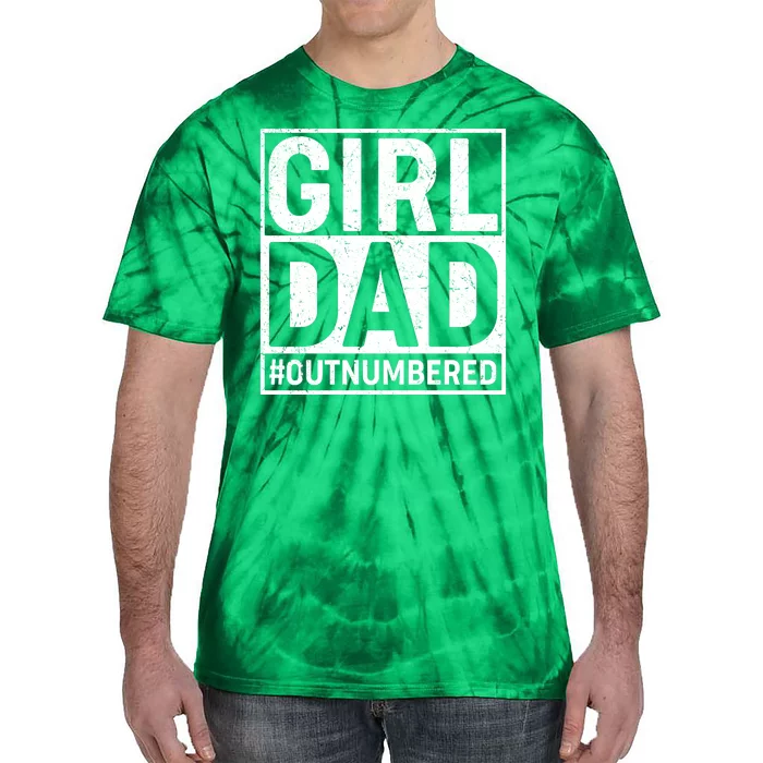 Girl Dad #OutNumbered Tie-Dye T-Shirt