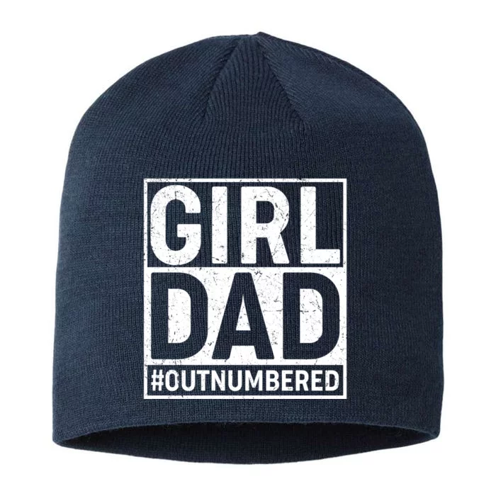 Girl Dad #OutNumbered 8 1/2in Sustainable Knit Beanie