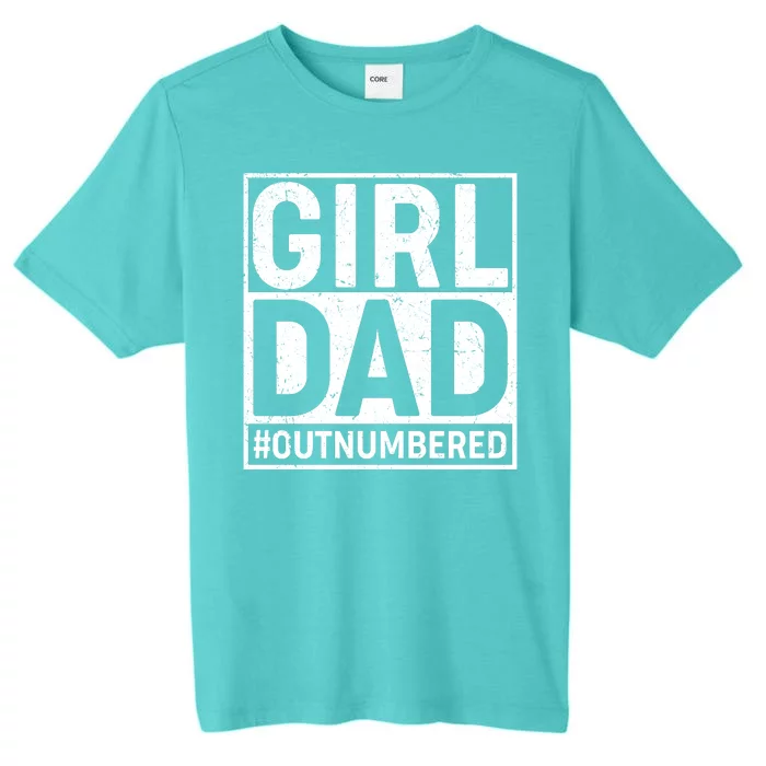 Girl Dad #OutNumbered ChromaSoft Performance T-Shirt