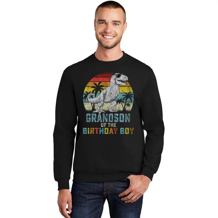 Grandson Dinosaur Of The Birthday Matching Family Sweatshirt