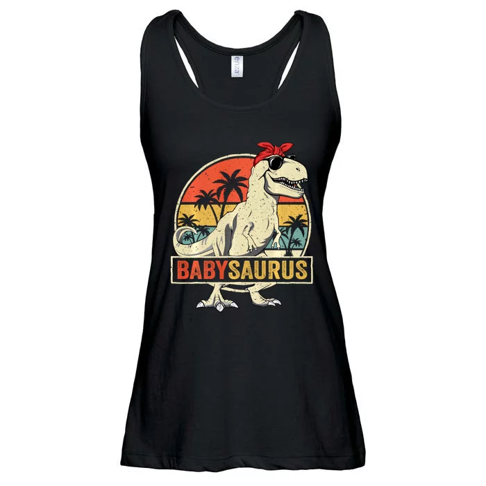 Granny Dinosaur Of The Birthday Matching Family Sweat Ladies Essential Flowy Tank