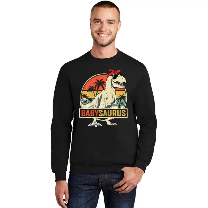 Granny Dinosaur Of The Birthday Matching Family Sweat Tall Sweatshirt