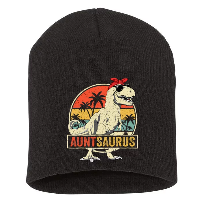 Granny Dinosaur Of The Birthday Matching Family Short Acrylic Beanie