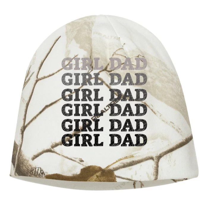 Girl Dad Outnumbered Proud New Father Gift Kati - Camo Knit Beanie