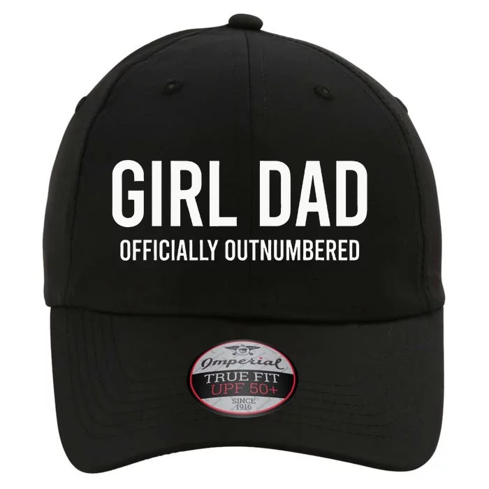 Girl Dad Officially Outnumbered Funny The Original Performance Cap