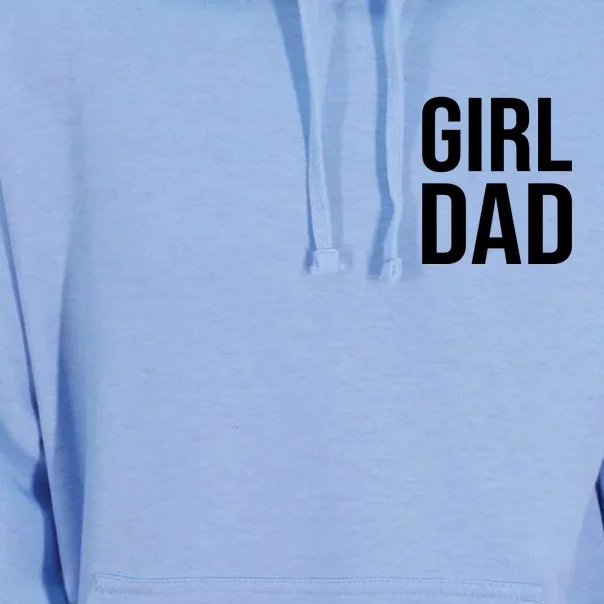 Girl Dad Pocket Print Daddy Papa Father's Day Unisex Surf Hoodie