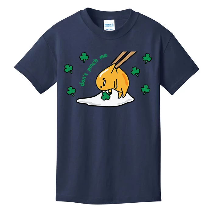 Gudetama Don't Pinch Me Saint Patrick's Day Kids T-Shirt