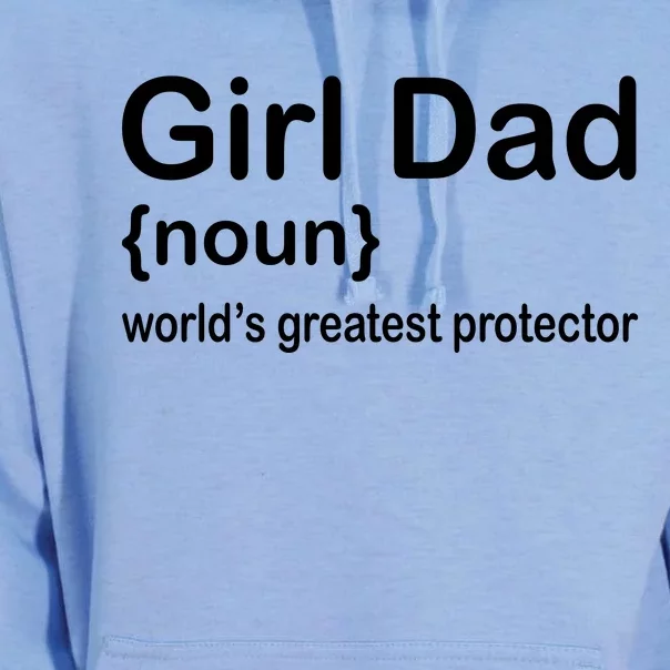 Girl Dad Proud Father Of Girl Dad Fun Fathers Unisex Surf Hoodie