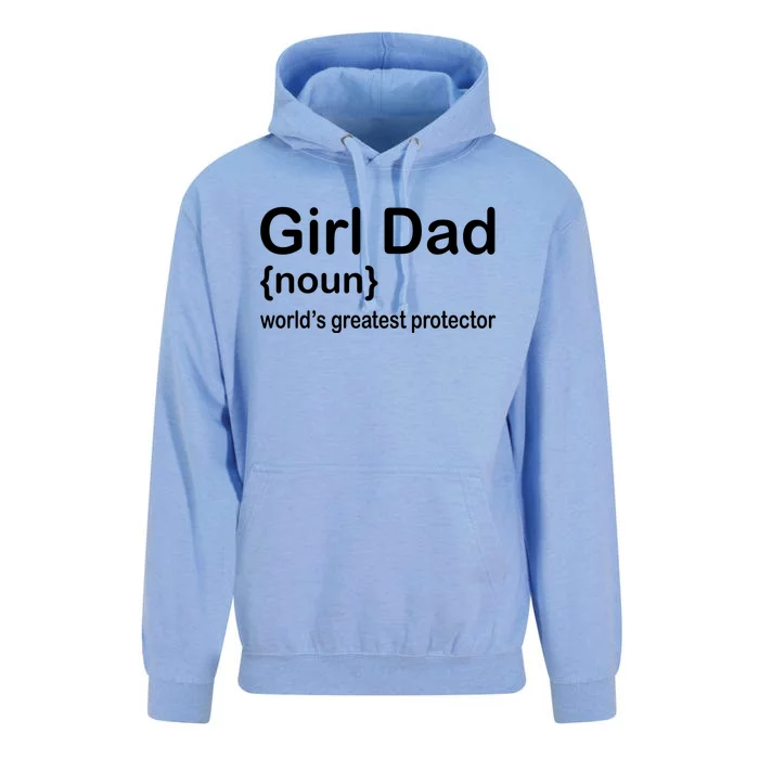 Girl Dad Proud Father Of Girl Dad Fun Fathers Unisex Surf Hoodie