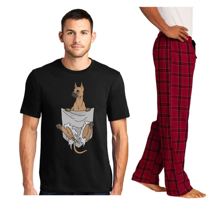 Great Dane Pocket Funny Great Dane Pajama Set