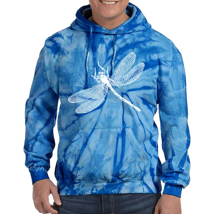 Garden Dragonfly Print Gift Tie Dye Hoodie