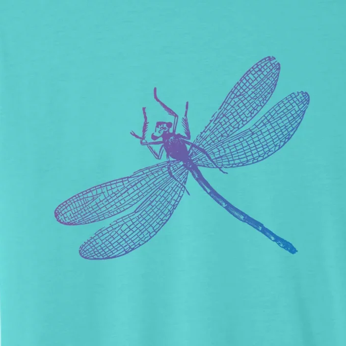 Garden Dragonfly Print Gift ChromaSoft Performance T-Shirt