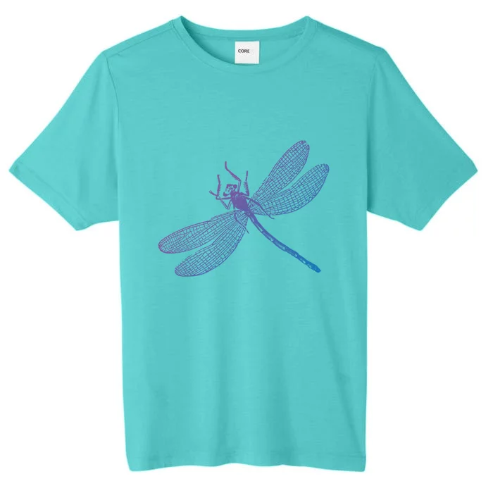 Garden Dragonfly Print Gift ChromaSoft Performance T-Shirt