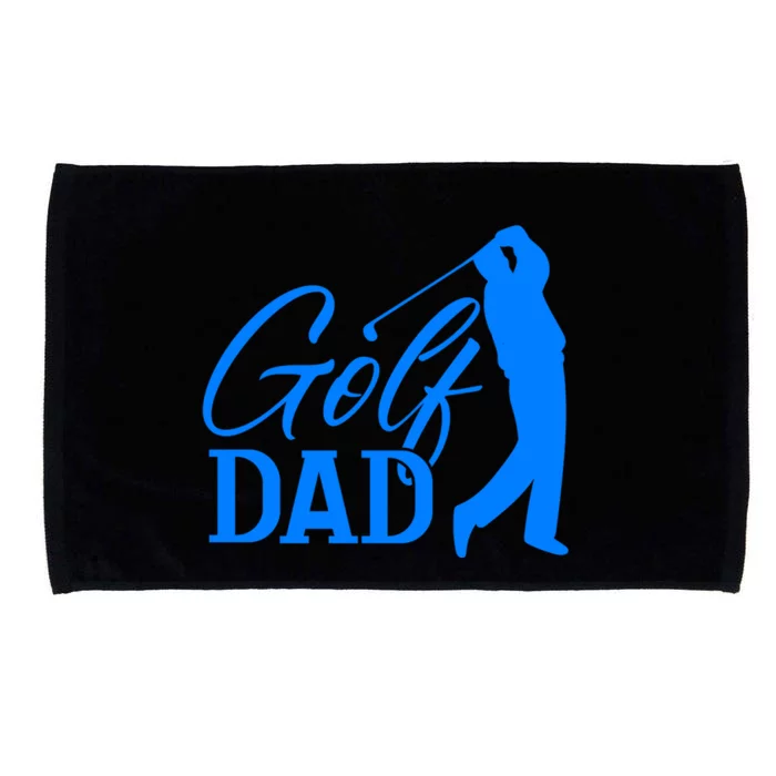 Golf Dad Quote Gift For Dad Father's Day Microfiber Hand Towel