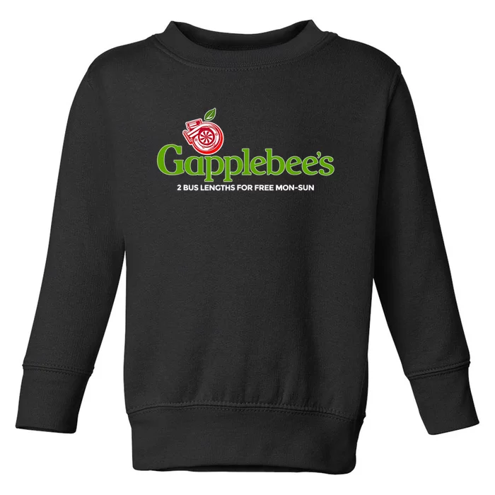 Gapplebees Drag Racing Gapped American Muscle Gift Toddler Sweatshirt