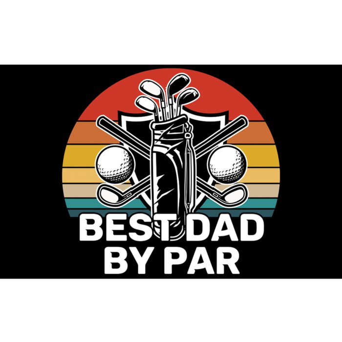 Golf Dad Retro Golf Dad Best Dad By Par Gift For Father's Day Bumper Sticker