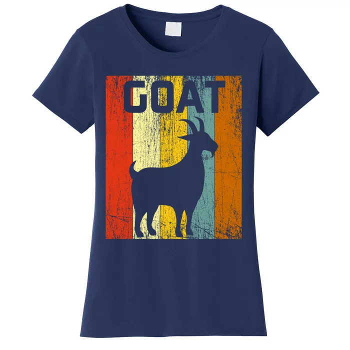 Goat Disco Retro Vintage Goat Lover Women's T-Shirt