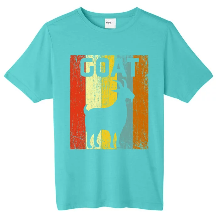 Goat Disco Retro Vintage Goat Lover ChromaSoft Performance T-Shirt