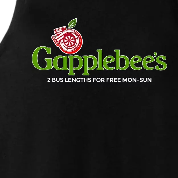 GapplebeeS Drag Racing American Muscle Turbo Boosted Ladies Tri-Blend Wicking Tank