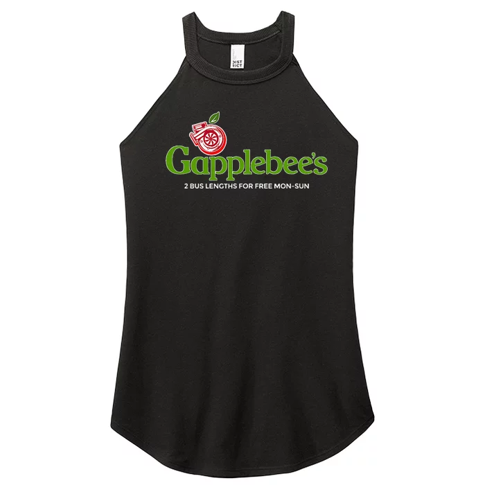 GapplebeeS Drag Racing American Muscle Turbo Boosted Women’s Perfect Tri Rocker Tank