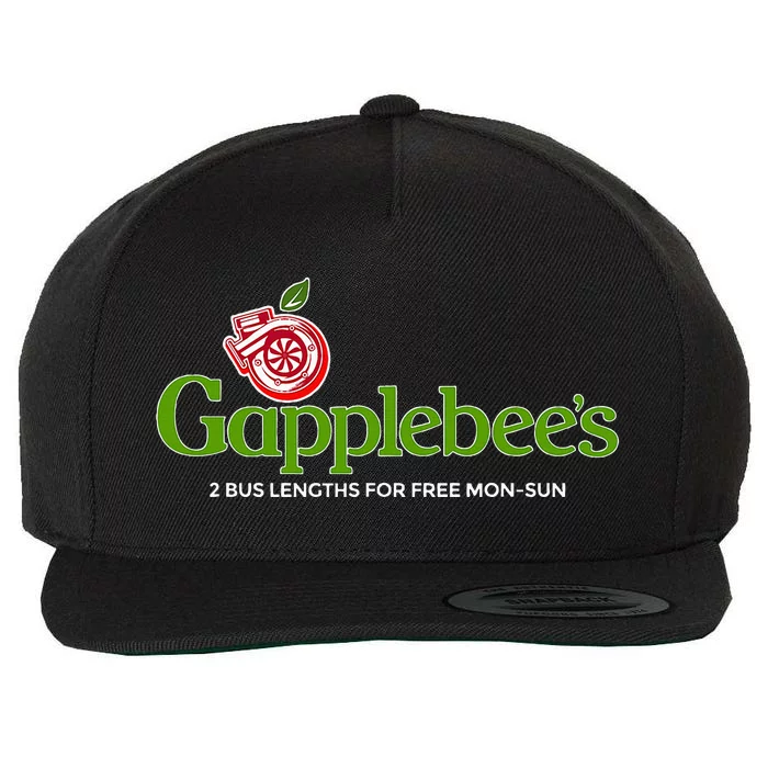 GapplebeeS Drag Racing American Muscle Turbo Boosted Wool Snapback Cap