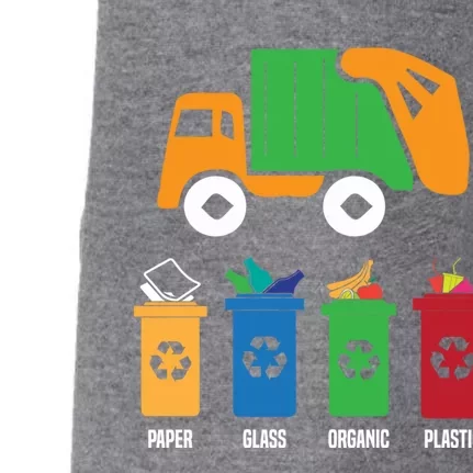 Garbage Day Recycling Truck Trash Gift Doggie 3-End Fleece Hoodie