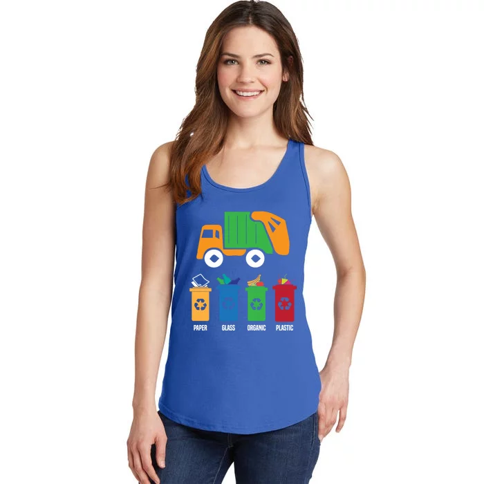 Garbage Day Recycling Truck Ladies Essential Tank