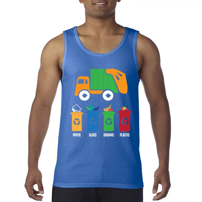 Garbage Day Recycling Truck Tank Top