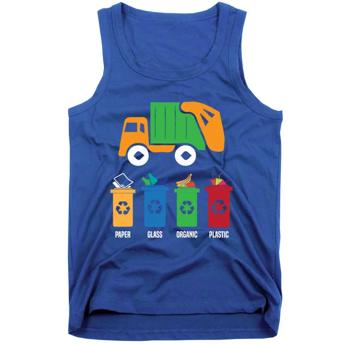 Garbage Day Recycling Truck Tank Top